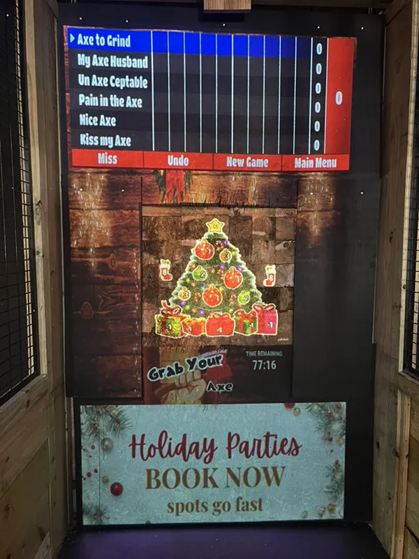 ad space holiday party banner